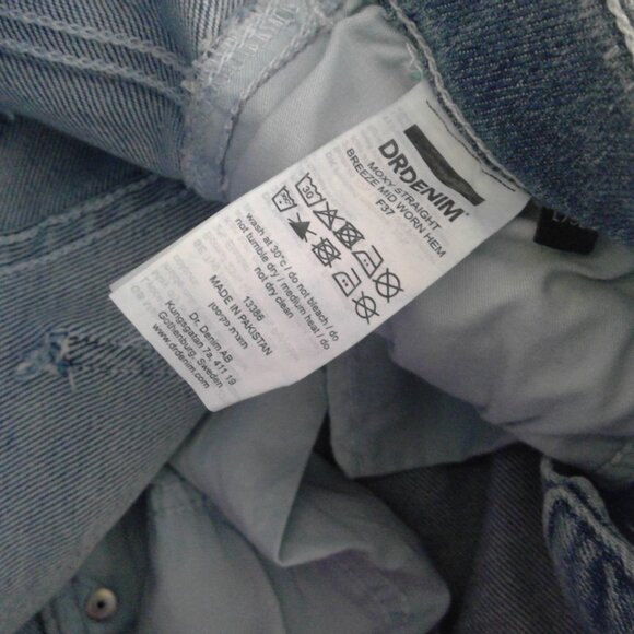 Dr. Denim Moxy Breeze Straight / Bootcut Light Wash Mid Rise Gorg Denim Jeans - Picture 7 of 8